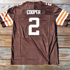 New! Amari Cooper Cleveland Browns Home Brown Football Jersey Adult Men's Sizes